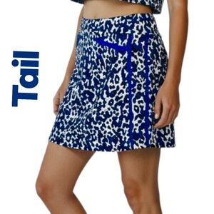 Tail Activewear Skirt Skort Golf Tennis Royal Animal Print Pockets Pull On XS